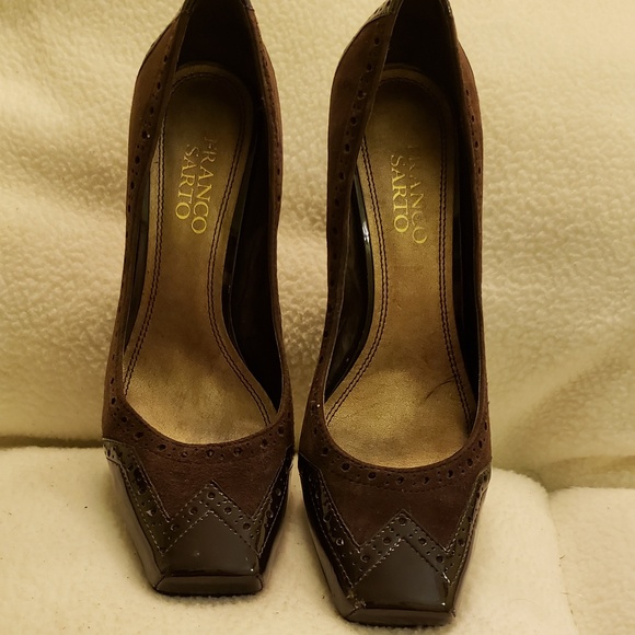 franco sarto suede pumps